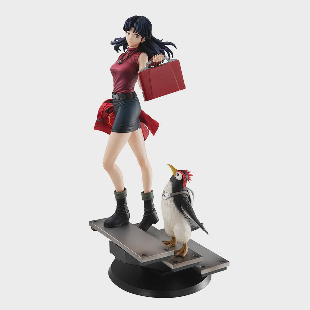 GALS series Rebuild of Evangelion Misato Katsuragi &Pen Pen-Figuras-MEGAHOUSE-Akibara Xpress