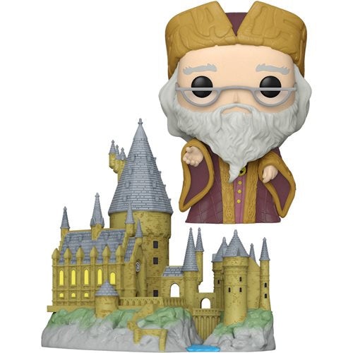 Harry Potter and the Sorcerer's Stone 20th Anniversary Dumbledore with Hogwarts Pop! Town-Funko Pop-FUNKO POP-Akibara Xpress