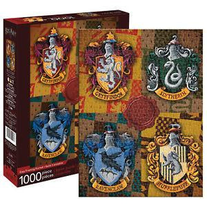 Harry Potter House Crests 1,000-Piece Puzzle-Juegos De Mesa-Juegos de Mesa-Akibara Xpress
