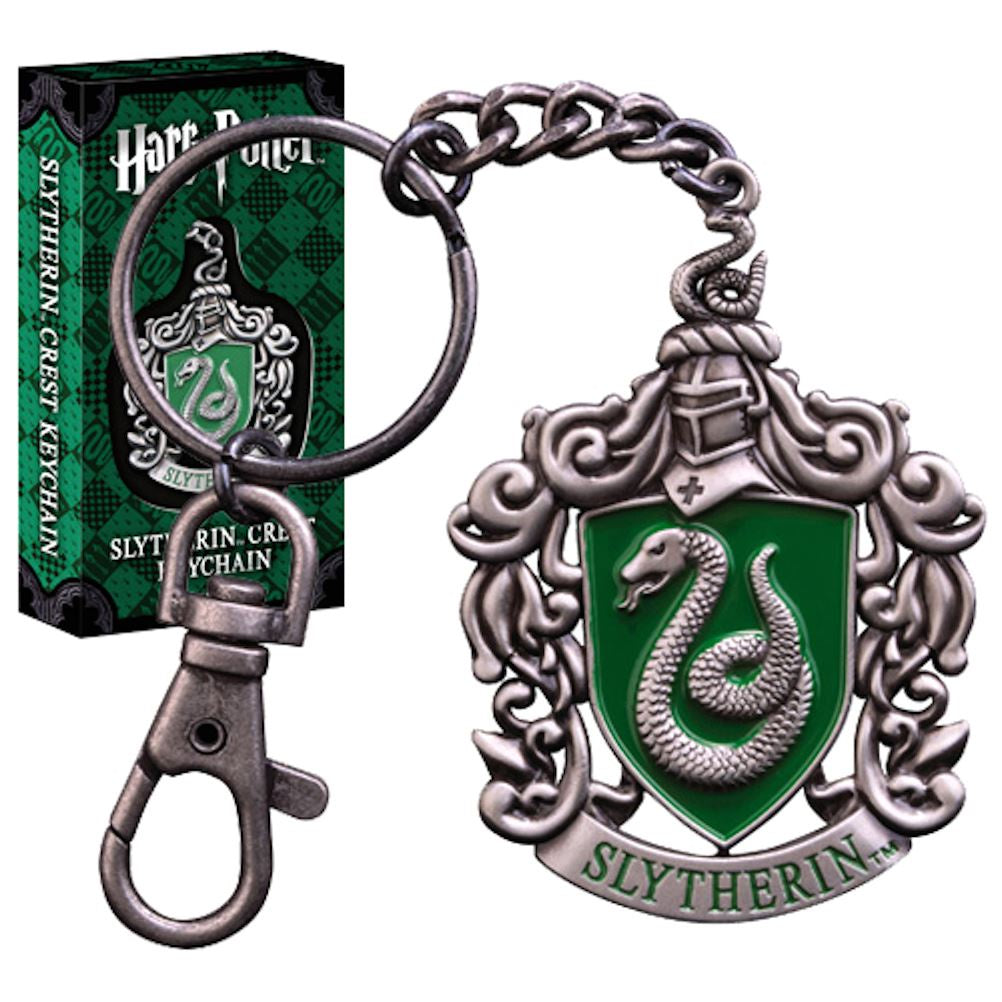 HARRY POTTER - Slytherin Crest Metal Keychain-Llaveros-Llaveros-Akibara Xpress