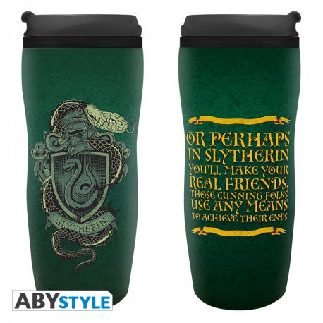 HARRY POTTER - Slytherin Tumbler, 12 oz.-Tazas-ABYSTYLE-Akibara Xpress