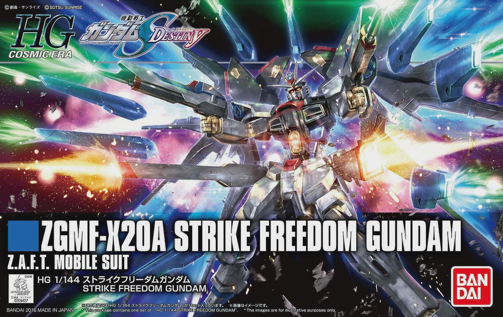 HG 1/144 STRIKE FREEDOM GUNDAM-Figuras-BANDAI-Akibara Xpress