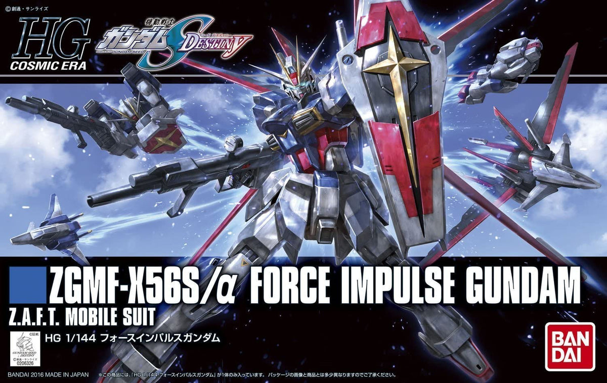 HGCE 1/144 FORCE IMPULSE GUNDAM-Figuras-BANDAI-Akibara Xpress