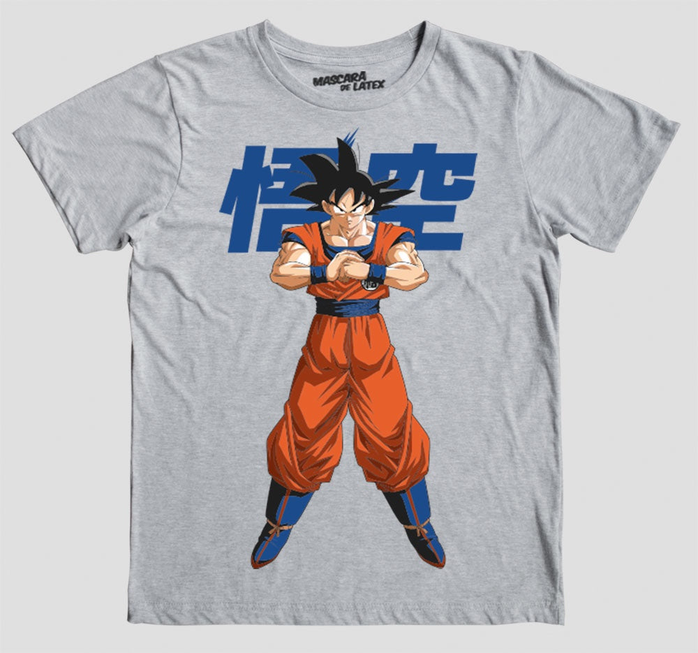 Hombre Goku El Super Guerrero Gris-Ropa-Mascara de Latex-Akibara Xpress