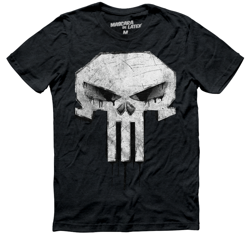 Hombre PUNISHER Gris G-Ropa-Mascara de Latex-Akibara Xpress