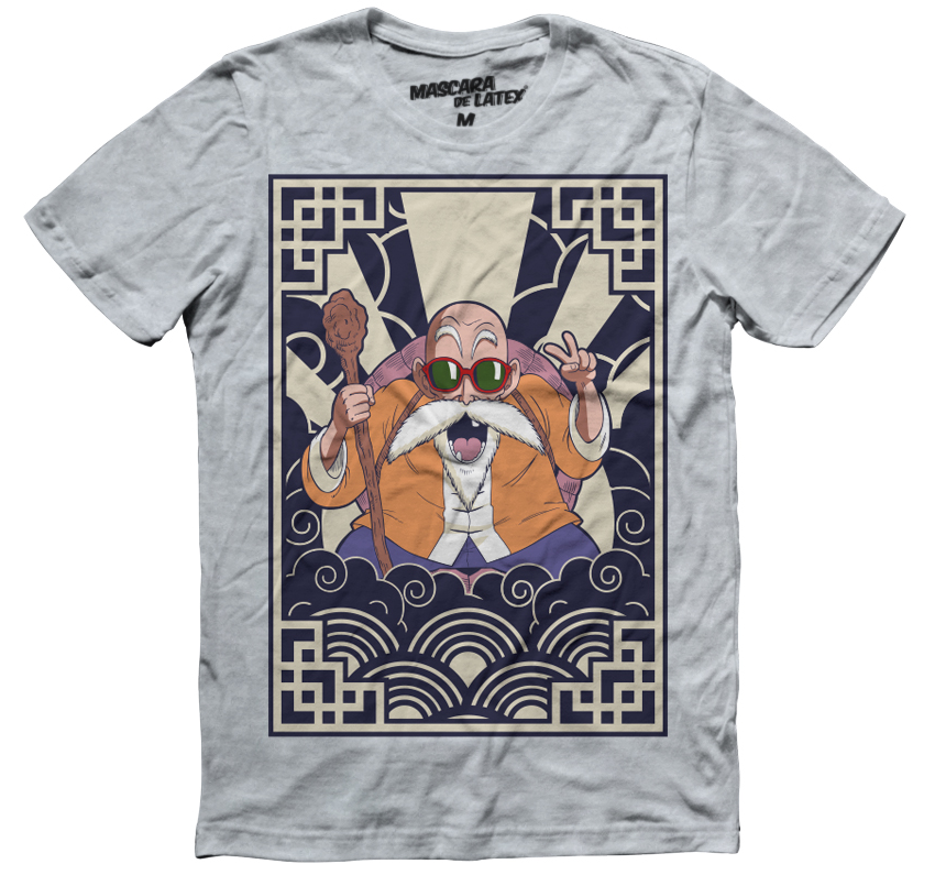 Hombre ROSHI POSTER GRIS CH-Ropa-Mascara de Latex-Akibara Xpress