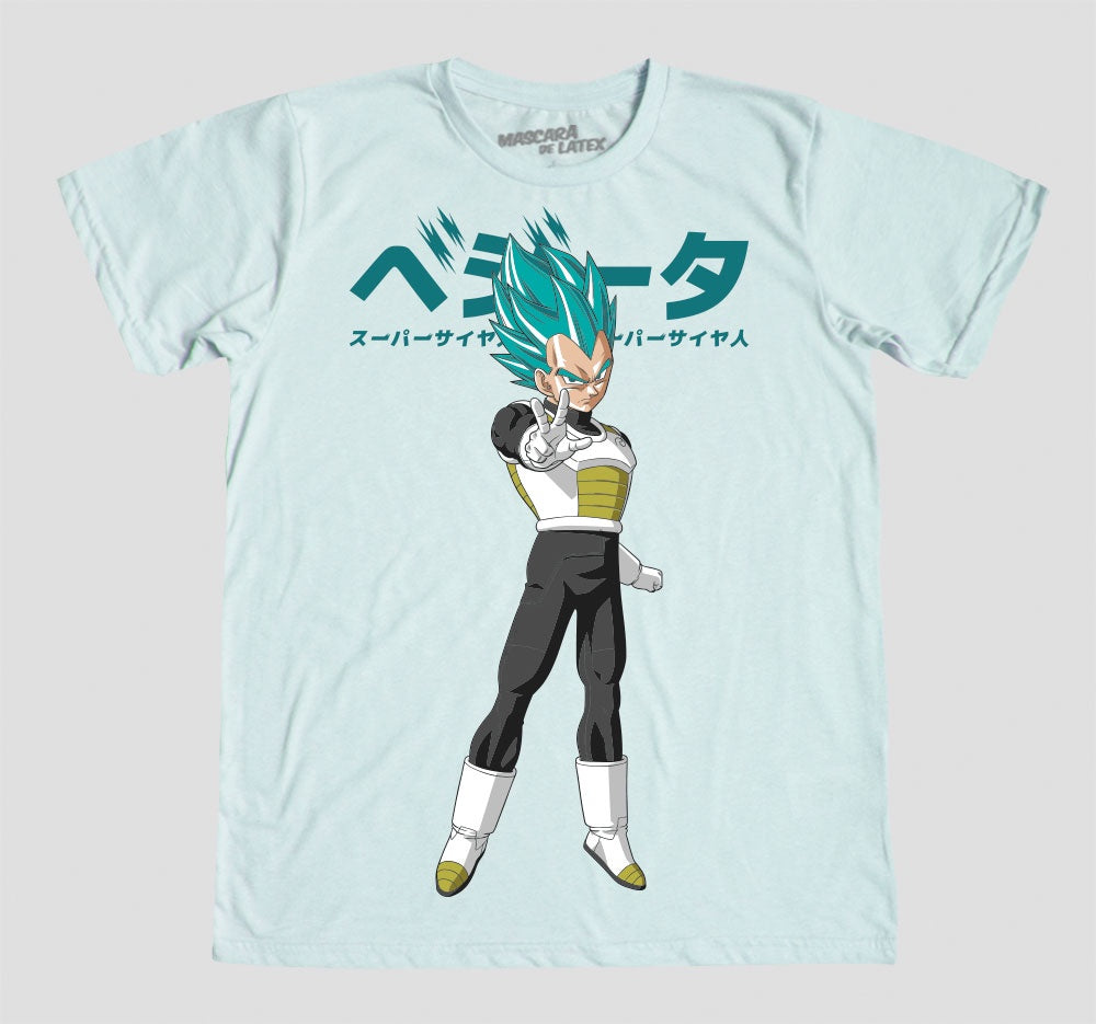 Hombre Vegeta Blue El Principe Saiyajin-Ropa-Mascara de Latex-Akibara Xpress