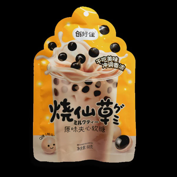 HONGYUAN DULCE DE TAPIOCA SABOR TE CON LECHE 68g-Alimentos-Asian Food-Akibara Xpress