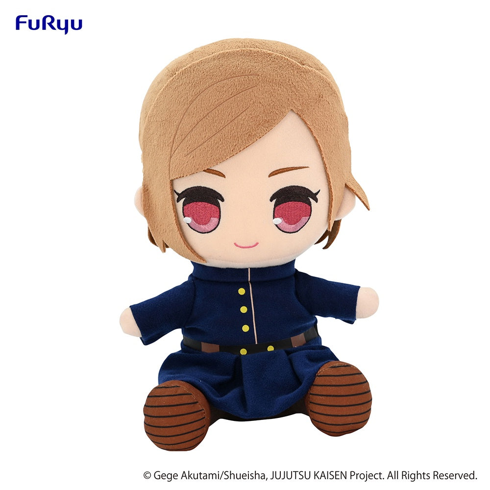 JUJUTSU KAISEN KYURUMARU Big Plush Toy -Nobara Kugisaki-Peluches-FURYU-Akibara Xpress