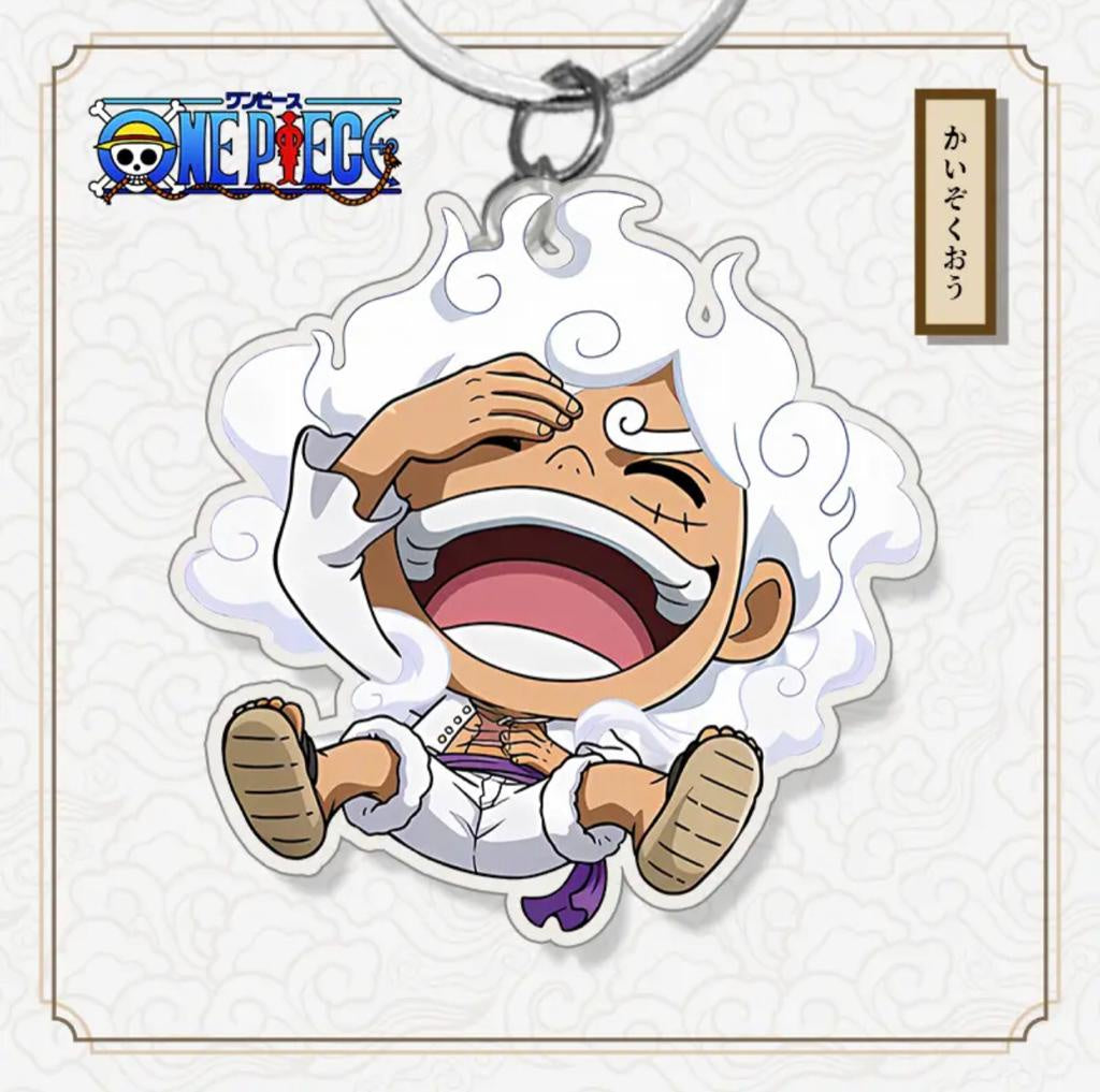 Llavero Acrilico Luffy G5-Llaveros-Llaveros-Akibara Xpress