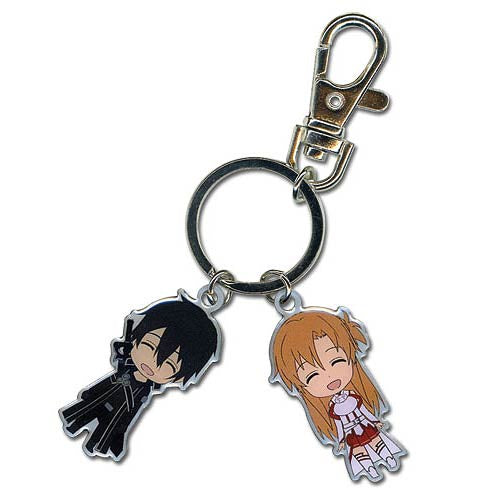 Llavero de metal de Sword Art Online-Llaveros-Llaveros-Akibara Xpress