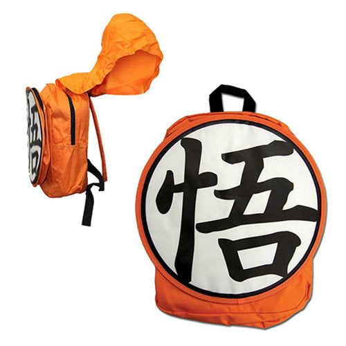 Mochila Kanji de Goku con Hoodie-Mochilas/Loncheras-Accesorios Genericos-Akibara Xpress
