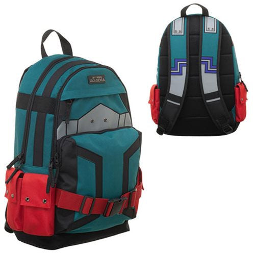Mochila My Hero Academia Deku Suit Built-Up-Mochilas/Loncheras-BIOWORLD-Akibara Xpress
