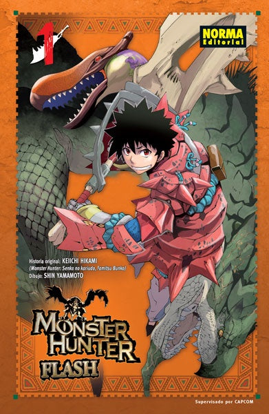 MONSTER HUNTER FLASH! 1 EUROPA-Mangas Españoles-NORMA-Akibara Xpress
