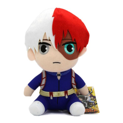 My Hero Academia Shoto Todoroki Hero Suit Costume Sitting-Peluches-Peluches-Akibara Xpress