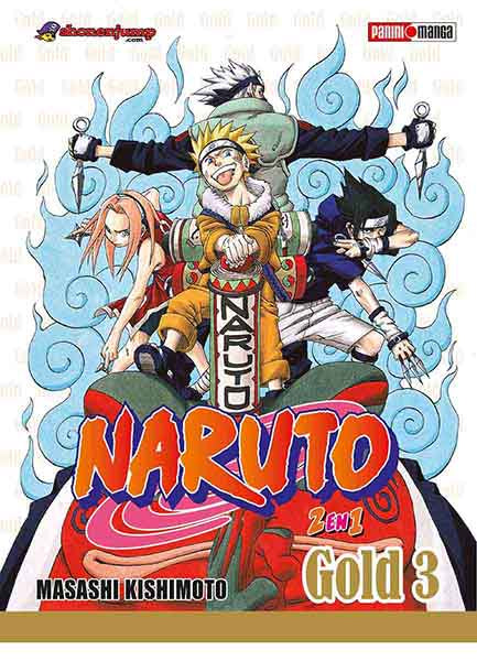 NARUTO GOLD EDITION N.3-Mangas Panini-PANINI-Akibara Xpress