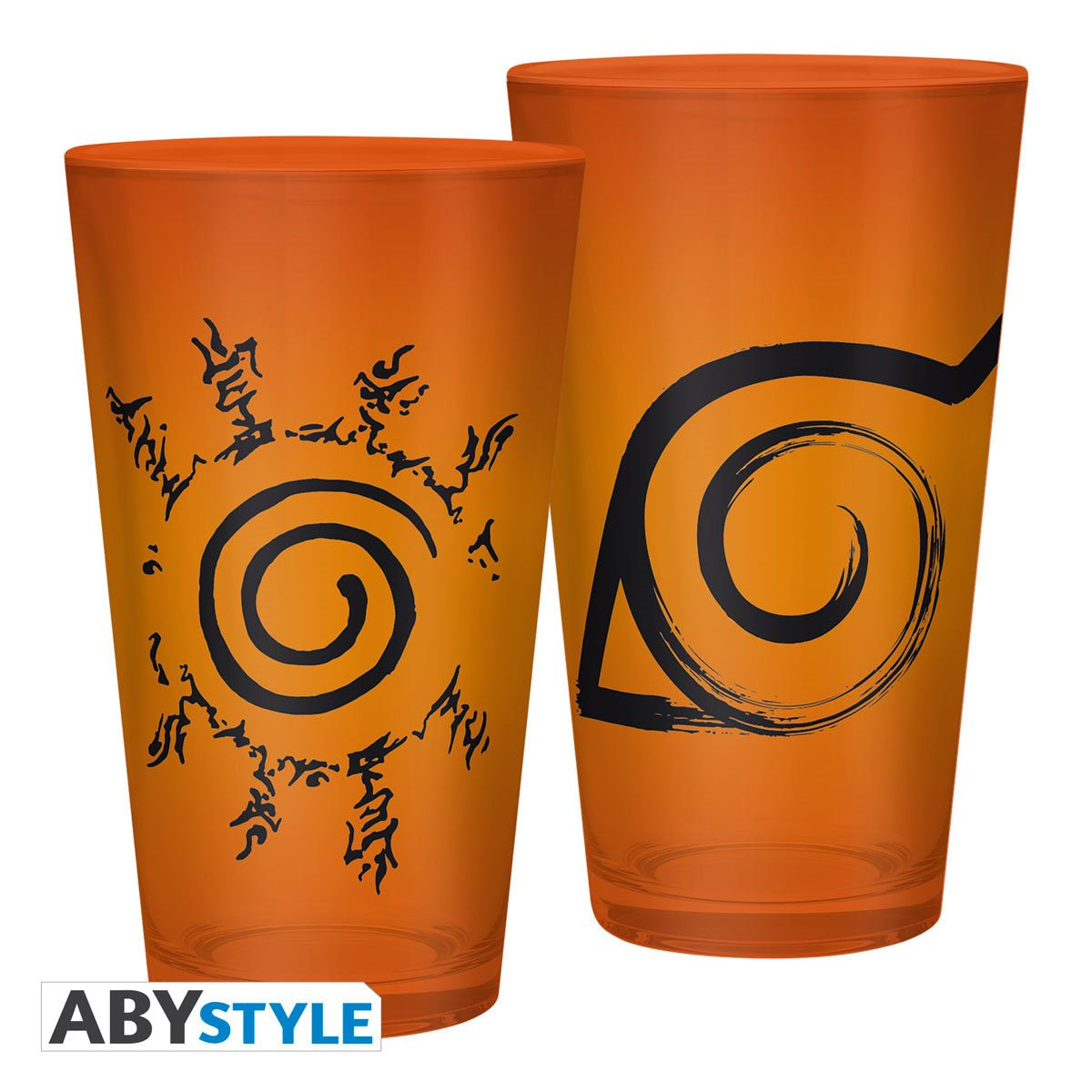 NARUTO SHIPPUDEN - Pint Glass and Coaster Gift Set-Tazas-ABYSTYLE-Akibara Xpress