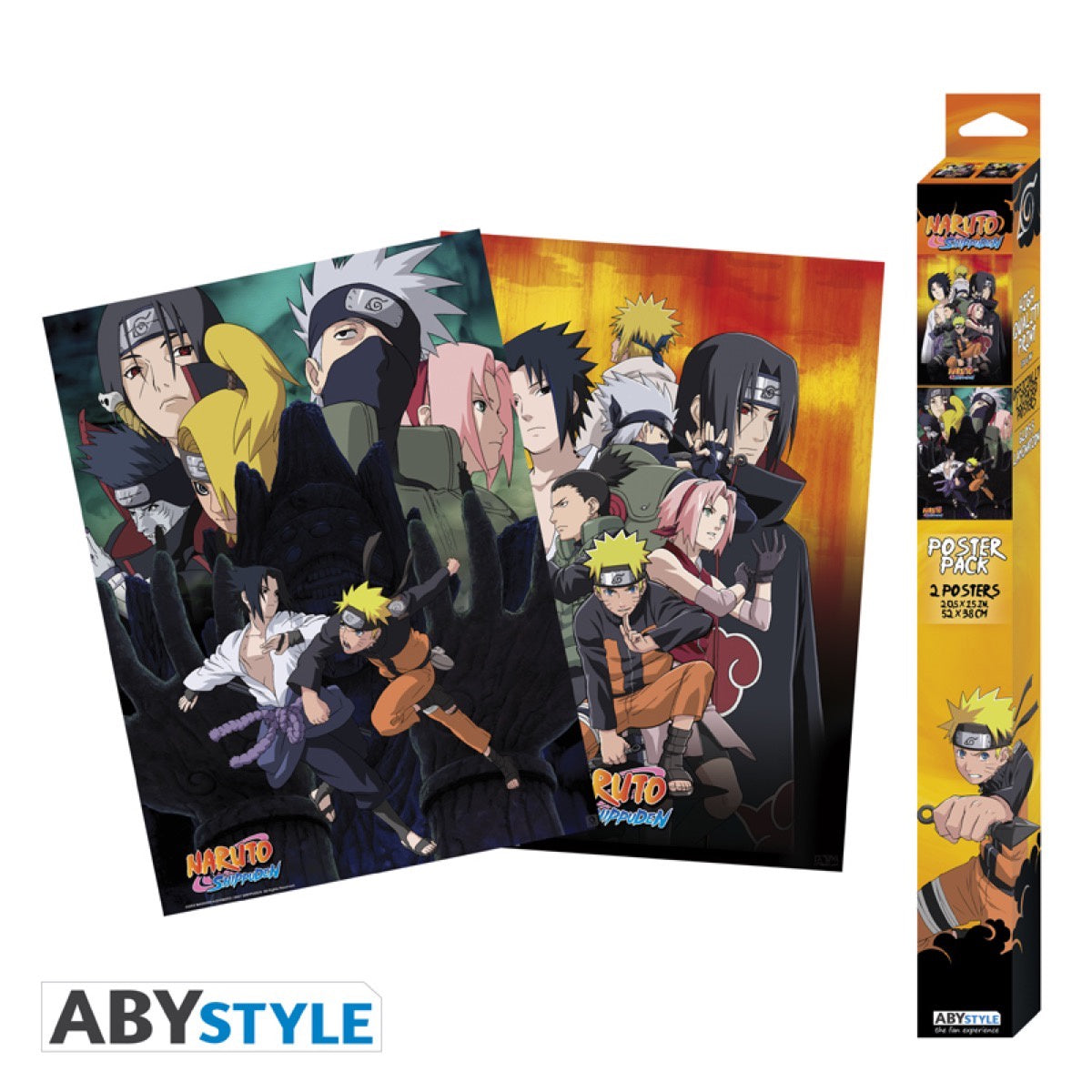 NARUTO SHIPPUDEN - Shinobi Boxed Poster Set-Poster-ABYSTYLE-Akibara Xpress