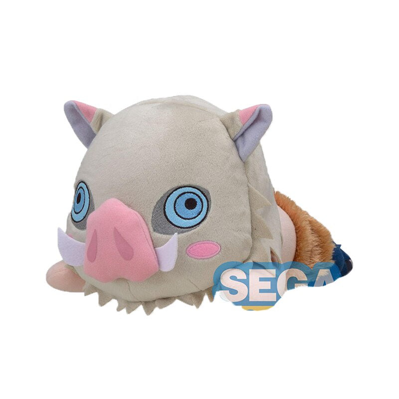 NESOBERI (Lay-Down) "Demon Slayer: Kimetsu no Yaiba" SP Plush (Inosuke Hashibira: Flushed)-Peluches-Sega-Akibara Xpress