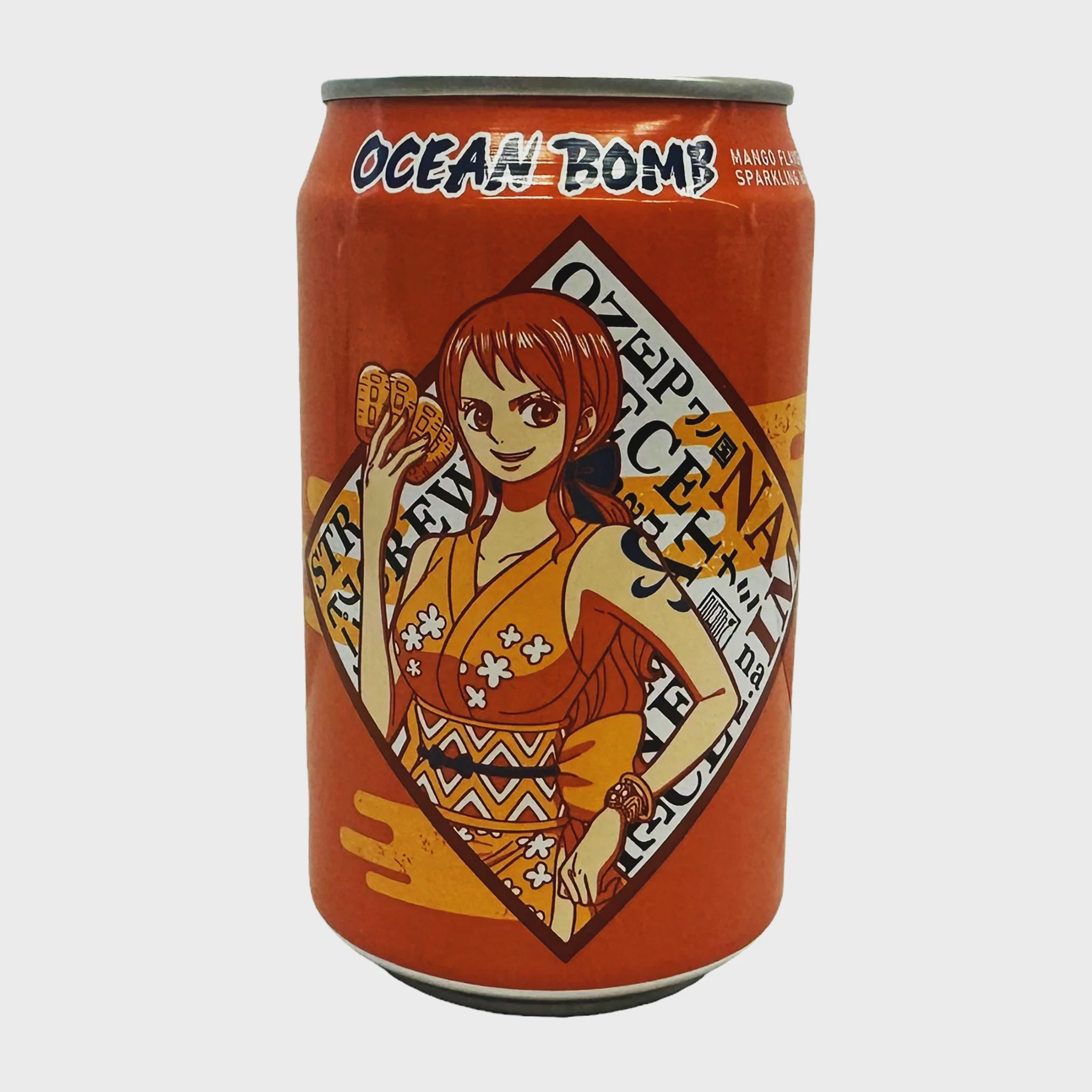 OCEAN BOMB ONE PIECE REFRESCO SABOR MANGO 330ml-Alimentos-Asian Food-Akibara Xpress