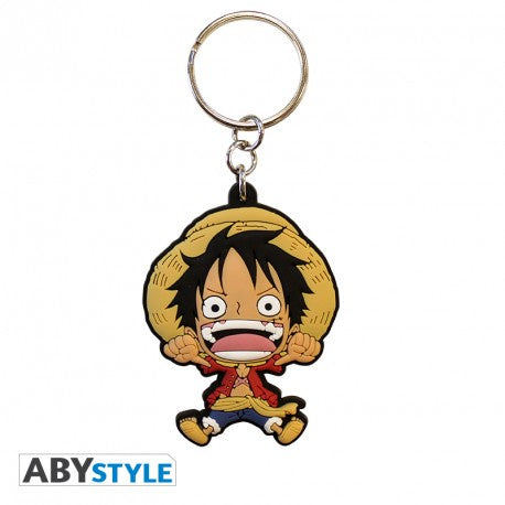 ONE PIECE - Monkey D. Luffy PVC Keychain-Llaveros-Llaveros-Akibara Xpress