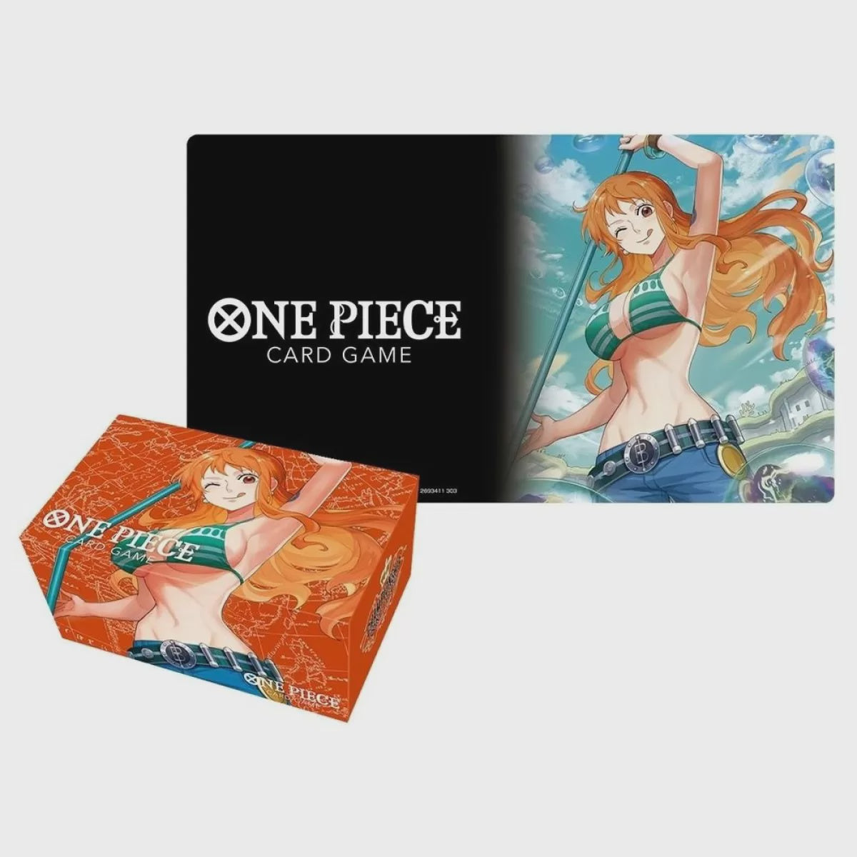 ONE PIECE TCG PLAYMAT AND STORAGE BOX SET -NAMI-TCG-BANDAI-Akibara Xpress