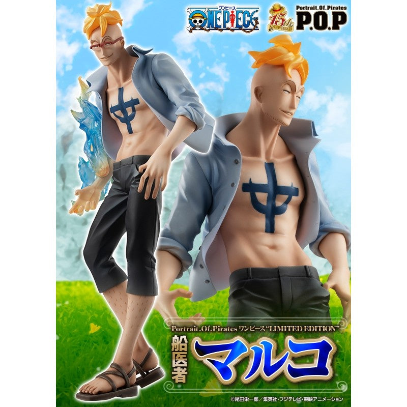 P.O.P One Piece “Limited Edition” Ship Doctor Marco-Figuras-MEGAHOUSE-Akibara Xpress