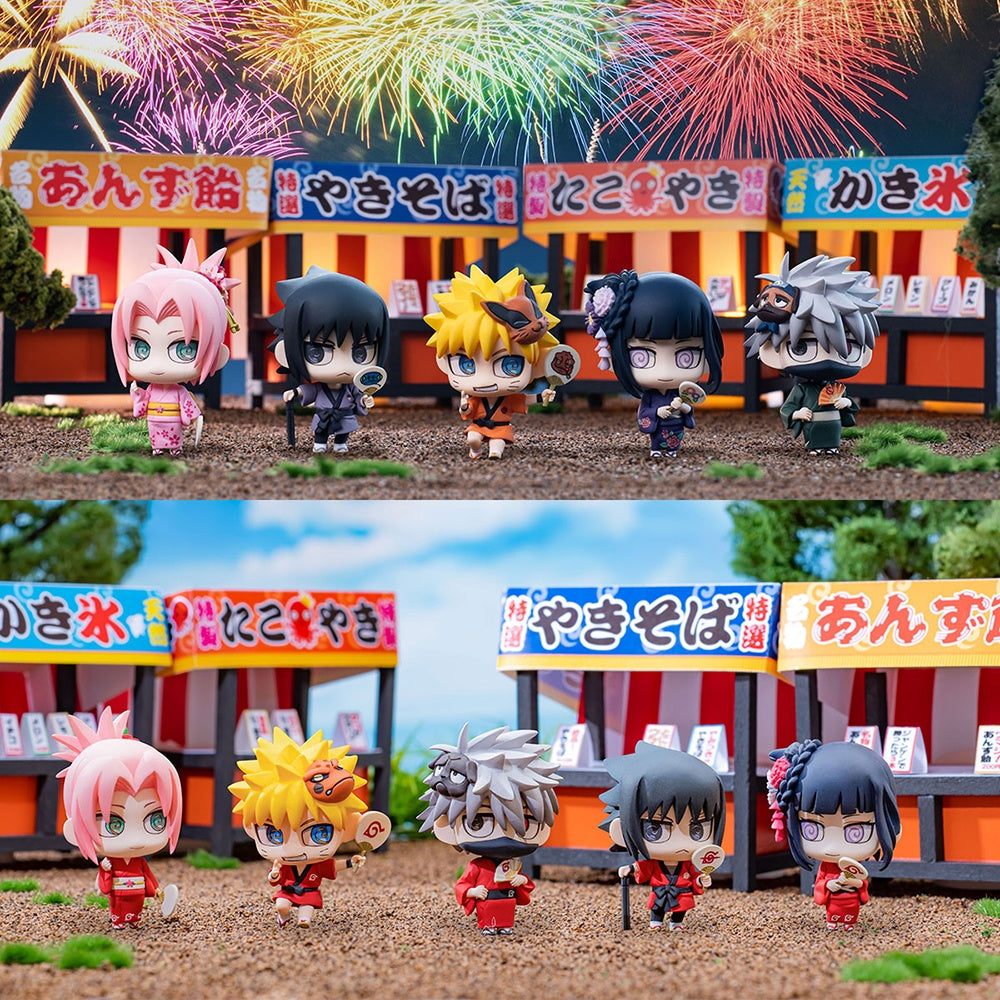 Petit Chara Land NARUTO 10th Anniversary Ver. FIGURA SORPRESA-Figuras-MEGAHOUSE-Akibara Xpress