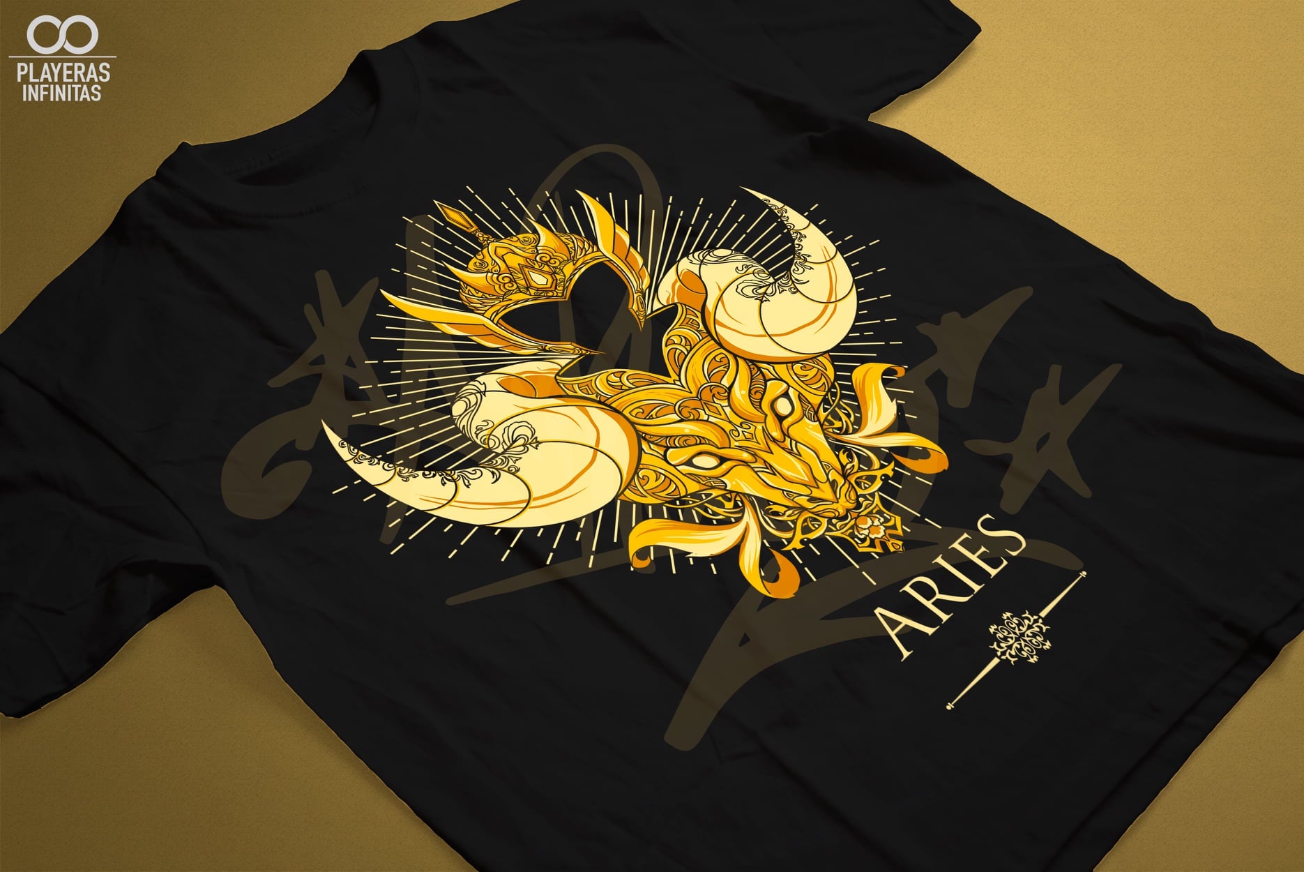 PLAYERA CABALLEROS ARIES-Ropa-PLAYERAS INFINITAS-Akibara Xpress