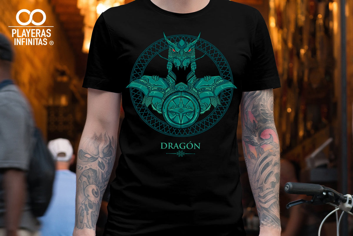 PLAYERA CABALLEROS DRAGON-Ropa-PLAYERAS INFINITAS-Akibara Xpress