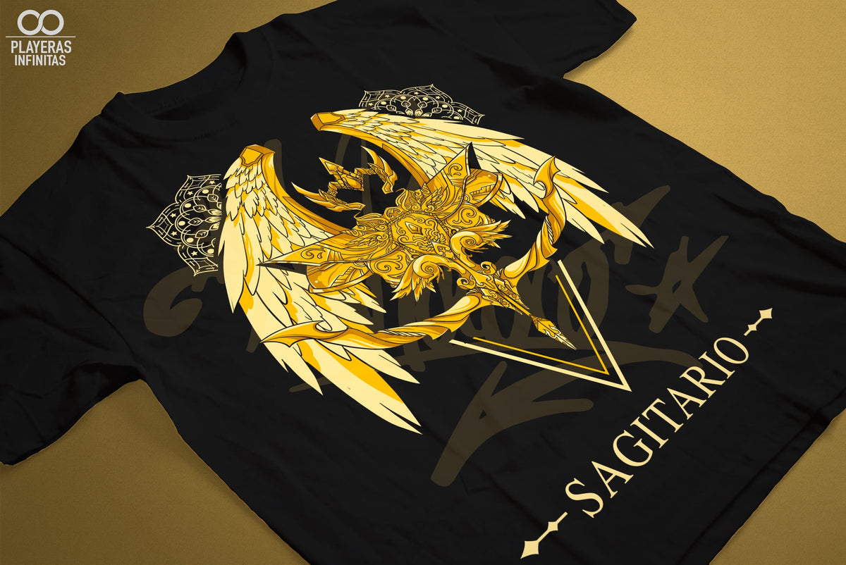PLAYERA CABALLEROS SAGITARIO-Ropa-PLAYERAS INFINITAS-Akibara Xpress