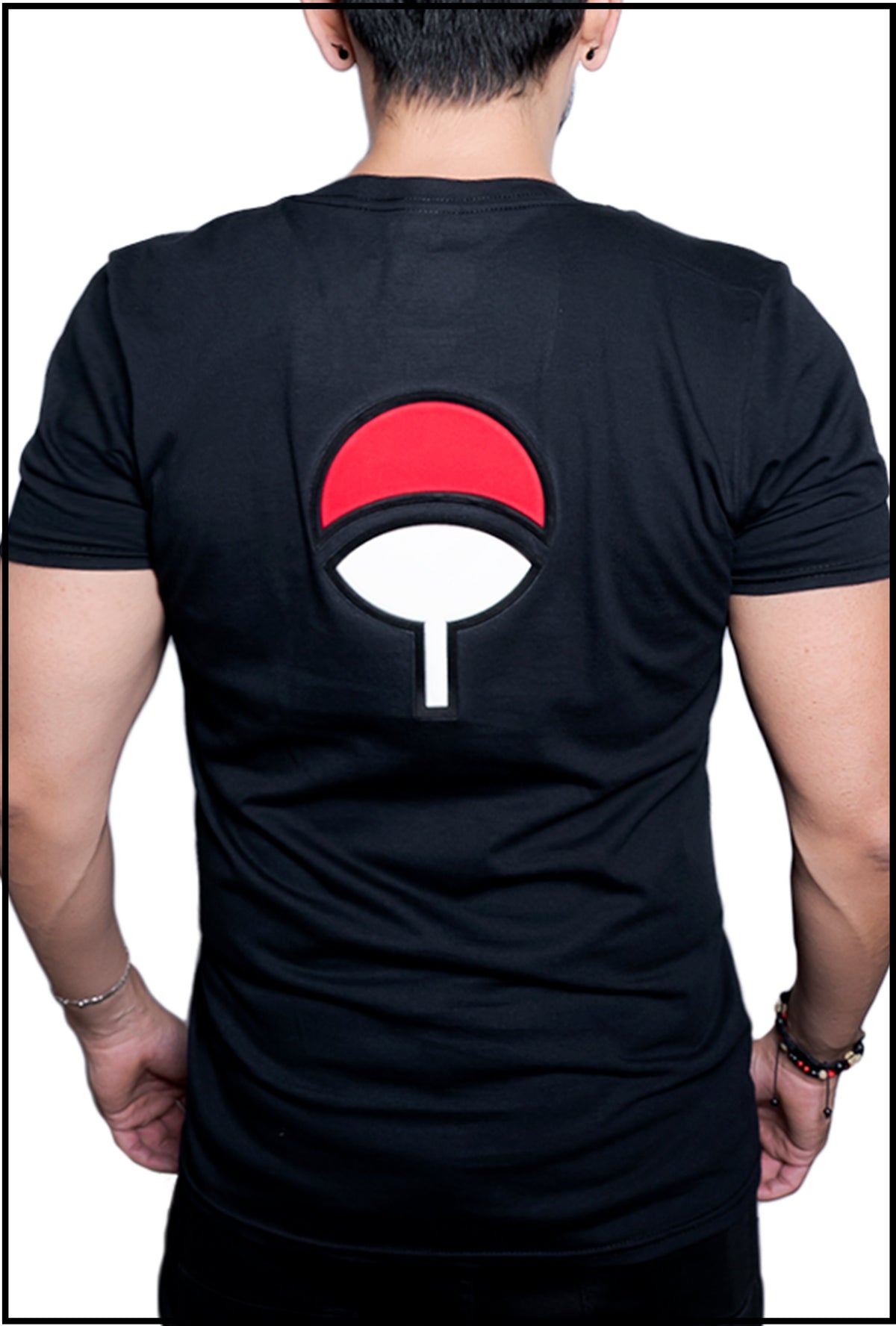 Playera Heredia Uchiha Negra-Ropa-Heredia Clothing-Akibara Xpress