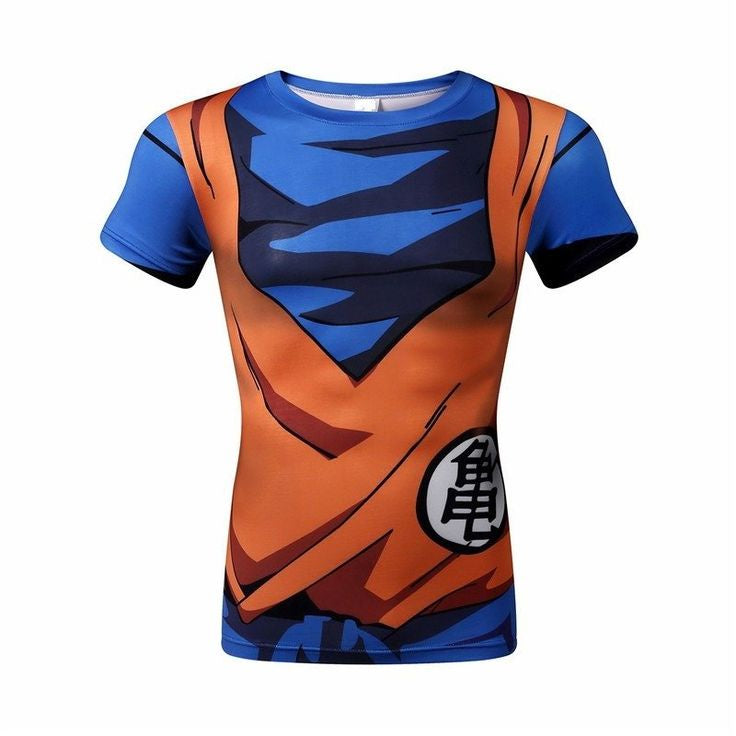 Playera Licra Goku Extra Small-Ropa-Black Widow-Akibara Xpress