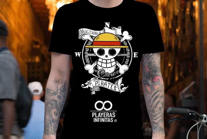 PLAYERA MUGIWARA CREW PIRATES-Ropa-PLAYERAS INFINITAS-Akibara Xpress