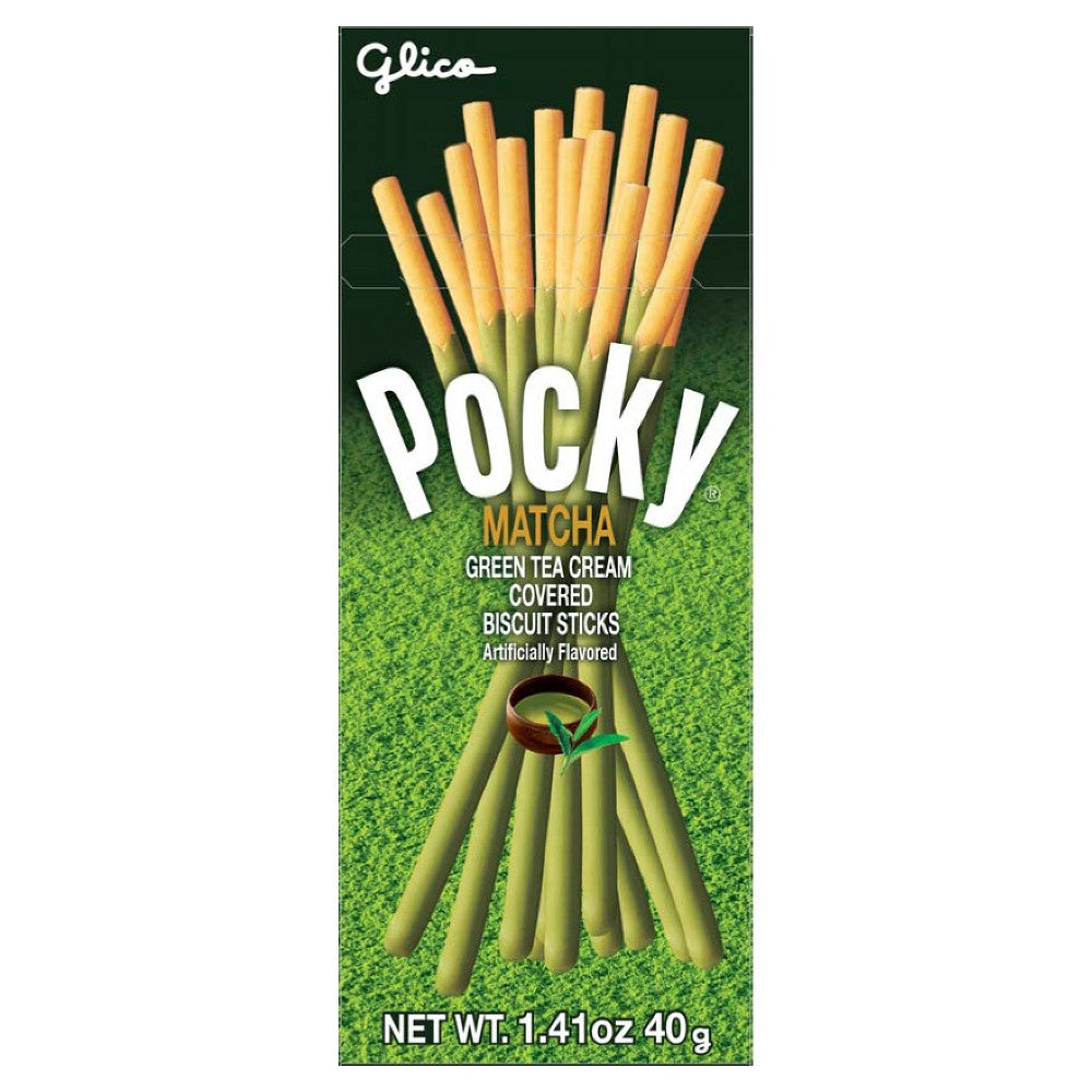 Pocky Te verde 40 g-Alimentos-Pockys-Akibara Xpress