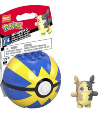 Pokemon Mega Construx Morpeko-Figuras-MEGA CONSTRUX-Akibara Xpress