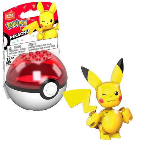 Pokemon Mega Construx Pikachu-Figuras-MEGA CONSTRUX-Akibara Xpress