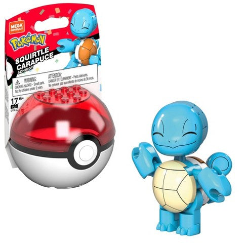 Pokemon Mega Construx Squirtle-Figuras-MEGA CONSTRUX-Akibara Xpress