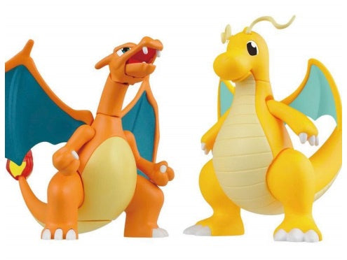 POKEMON MODEL KIT CHARIZARD & DRAGONITE-Figuras-BANDAI-Akibara Xpress