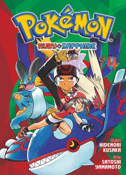 POKEMON RUBY & SAPPHIRE N.4-Mangas Panini-PANINI-Akibara Xpress
