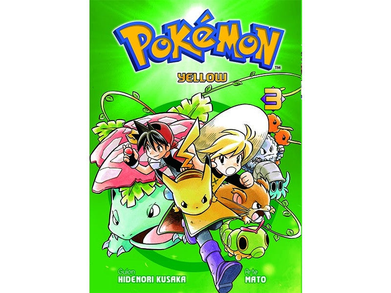 POKEMON YELLOW N.3-Mangas Panini-PANINI-Akibara Xpress