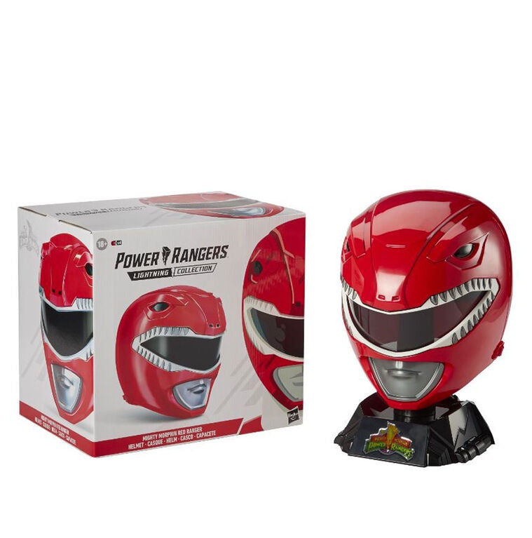Power Rangers Lighting Collection Helmet Red Ranger-Figuras-HASBRO-Akibara Xpress