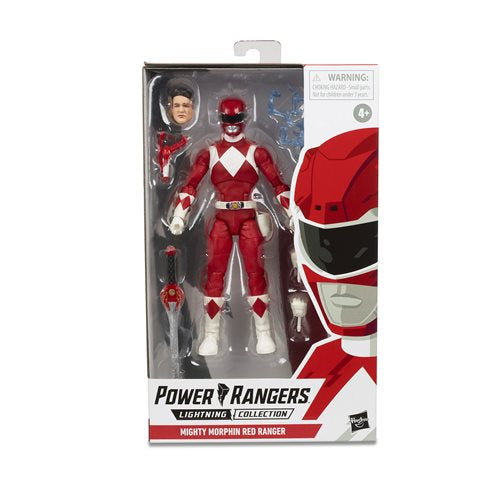 Power Rangers Lightning Collection Mighty Morphin Red Ranger 6-Inch Action Figure-Figuras-HASBRO-Akibara Xpress