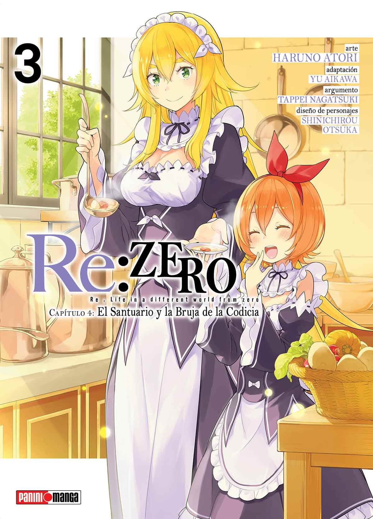 RE: ZERO (CHAPTER FOUR) N.3-Mangas Panini-PANINI-Akibara Xpress