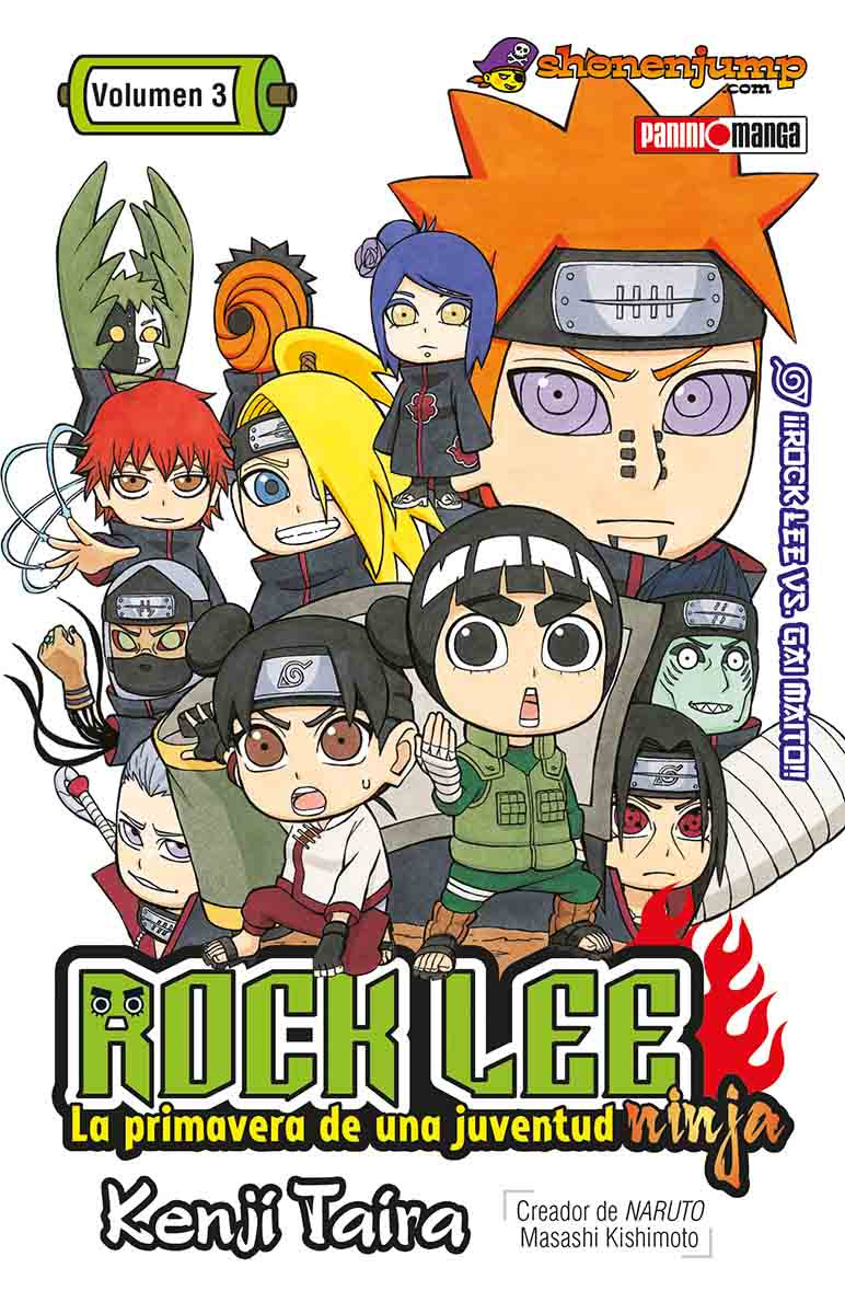 ROCK LEE N.3-Mangas Panini-PANINI-Akibara Xpress
