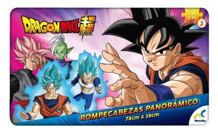 Rompecabezas Panorámico 3 en 1 Dragon Ball Super-Juegos De Mesa-Juegos de Mesa-Akibara Xpress