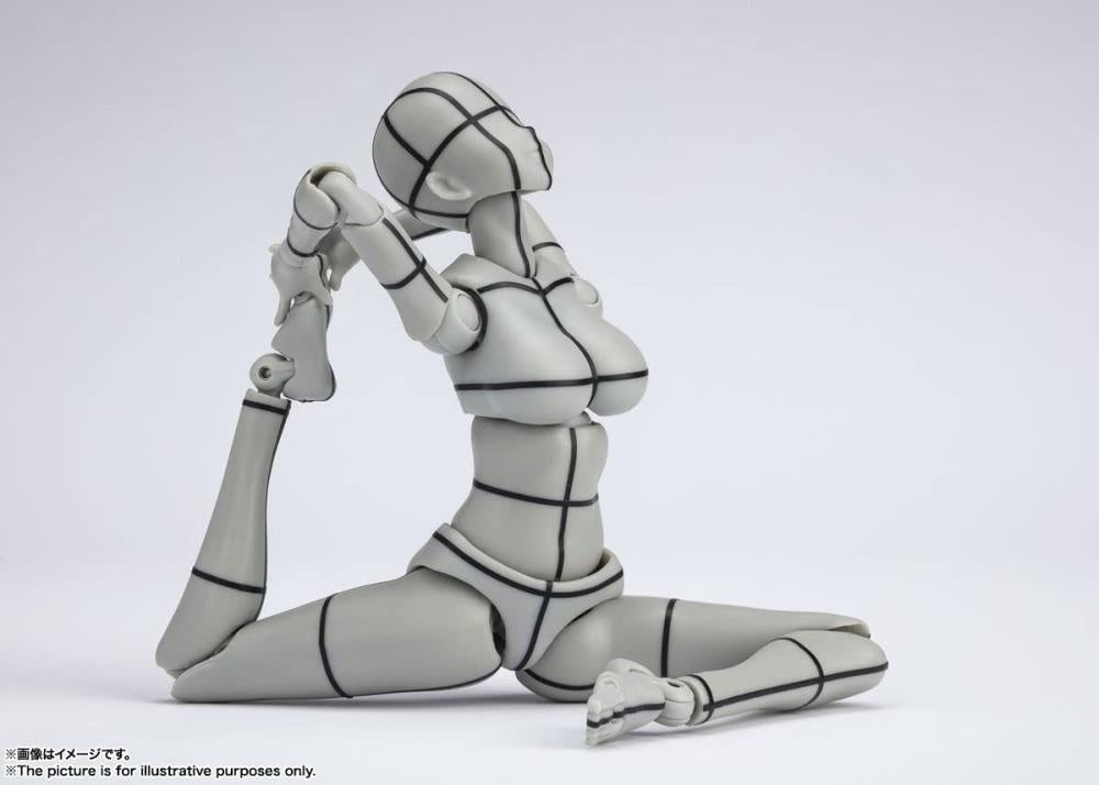 S.H.Figuarts BODY CHAN -KENTARO YABUKI- WIRE FRAME (Gray Color Ver.)-Figuras-BANDAI-Akibara Xpress