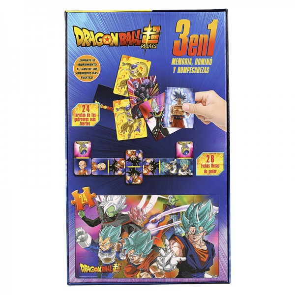 Set de juegos 3 en 1 Dragon Ball Super-Juegos De Mesa-Juegos de Mesa-Akibara Xpress