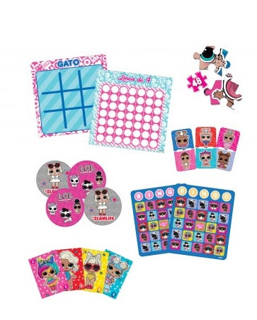 Set de Juegos 7 en 1 LOL Surprise-Juegos De Mesa-Juegos de Mesa-Akibara Xpress