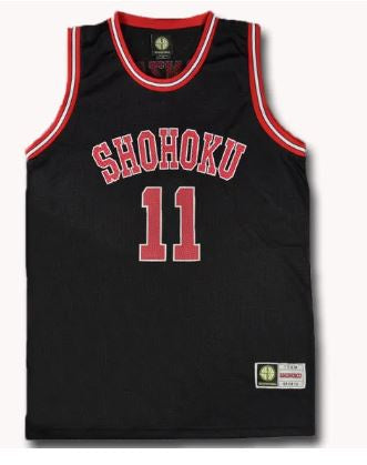 Slam Dunk Jersey Rukawa 11 Negra-Ropa-Ropa Japon-Akibara Xpress